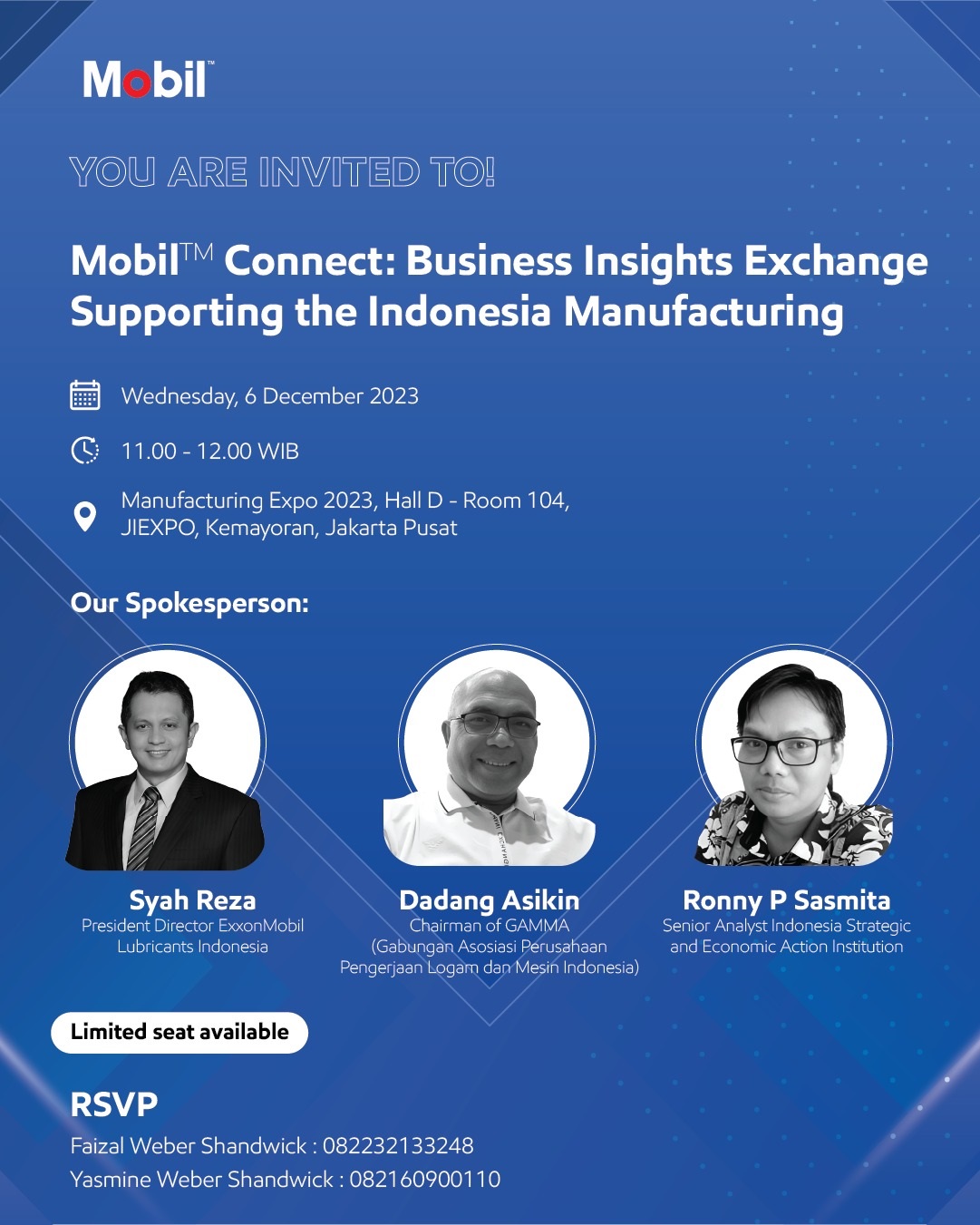 Gamma : mobil tm connect Business Insight Exchange Supporting the Indonesia Manufacturing